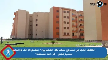 انطلاق الحجز في مشروع سكن لكل المصريين 7 بمقدم 25 ألف ووحدات تسليم فوري – هل أنت مستعد؟